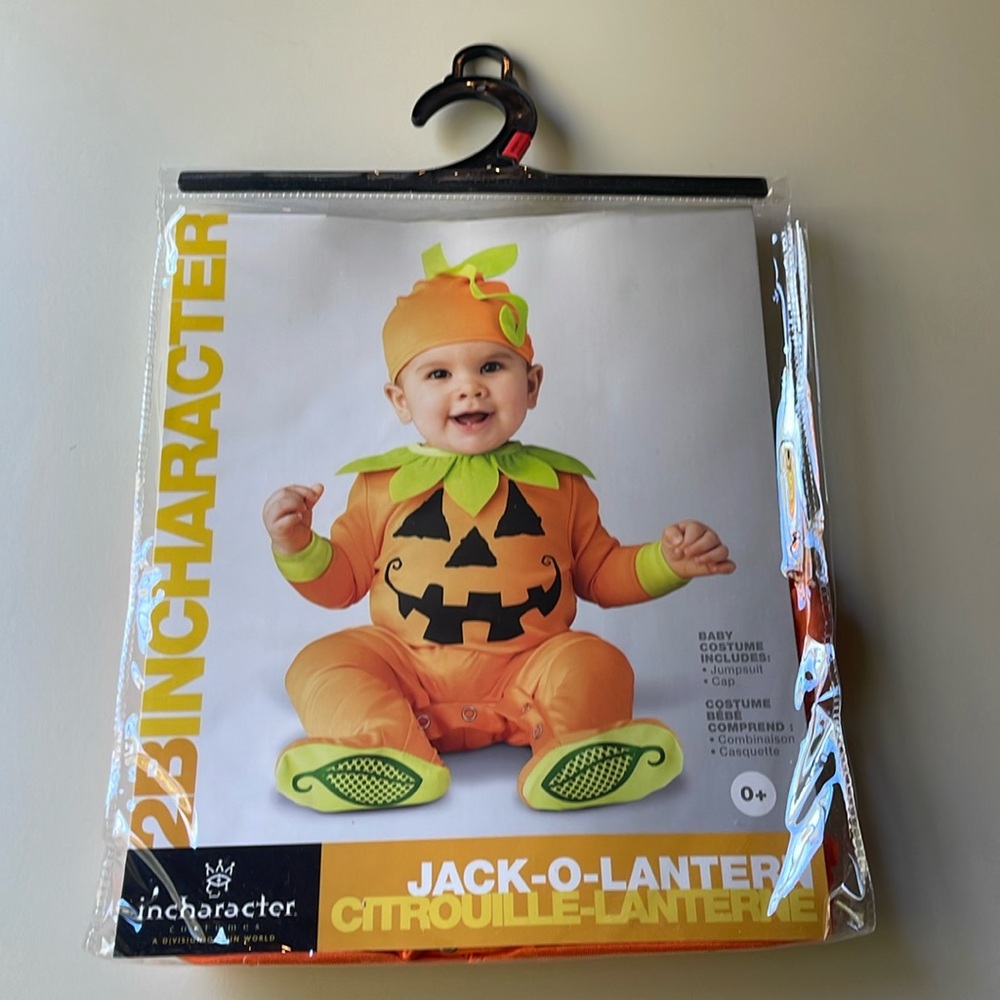 InCharacter Costumes Jack o Lantern Pumpkin Baby Costume 0 to 6 Months